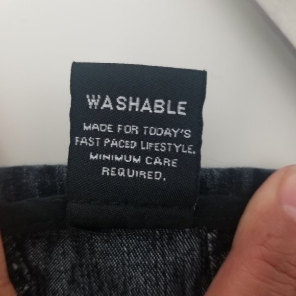 Larry Levine Black Stretch Flared Denim Skirt 10 - Picture 9 of 12